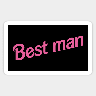 Best Man Barbie logo Sticker